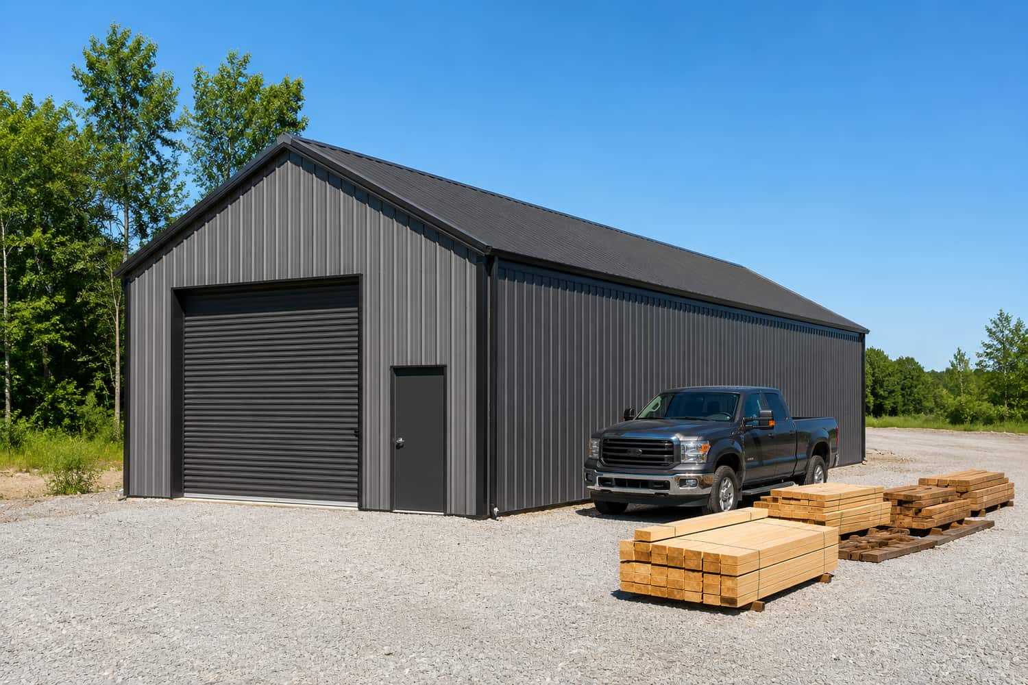 Detached Contractor Shop hero view