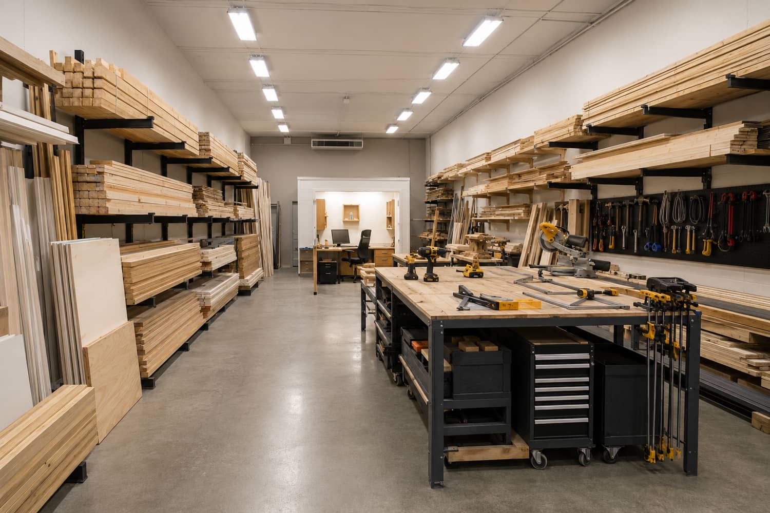 detached contractor shop + seasonal storage