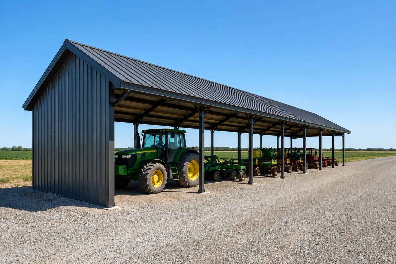 Equipment and Implement Shed hero view