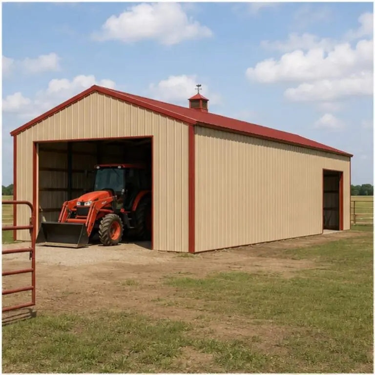 16×56 Equipment and Implement Shed