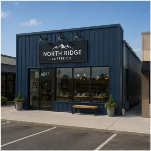 22×50 Small Commercial Storefront or Service Bay