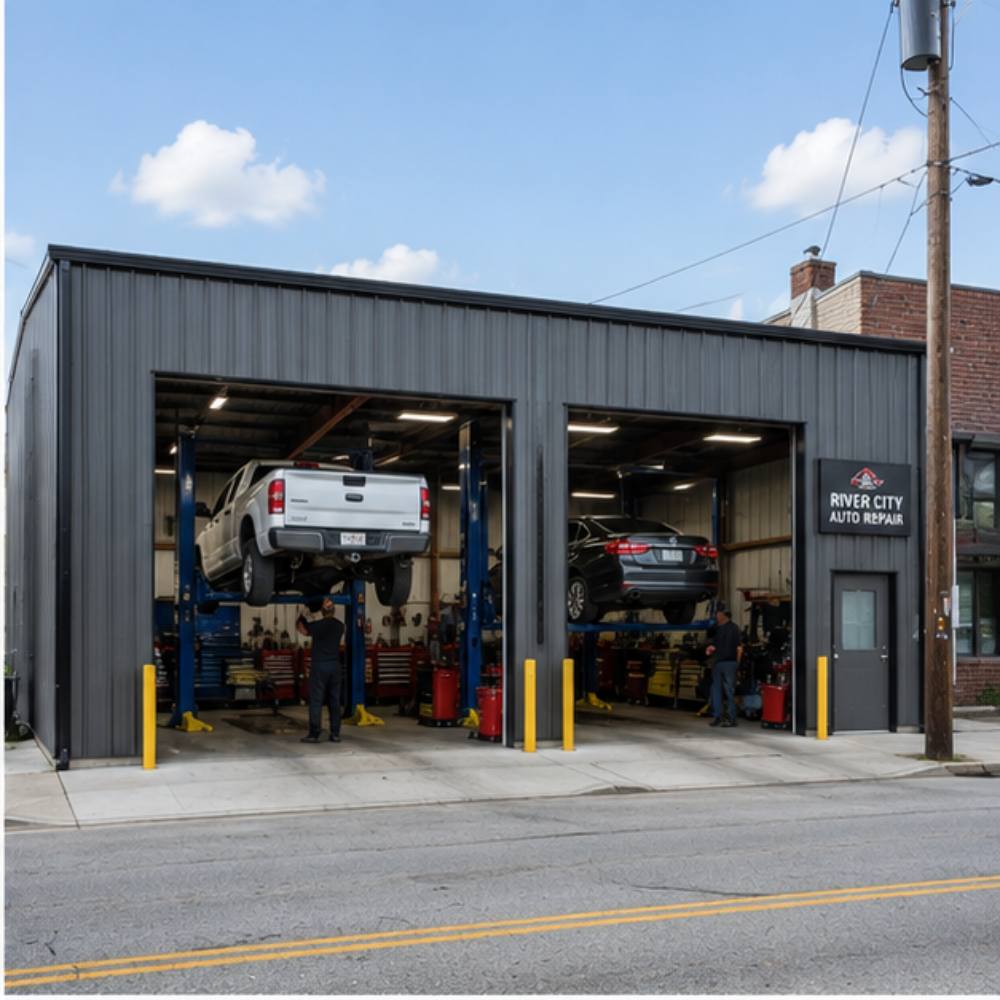 Fleet Garage Service Vehicles hero view
