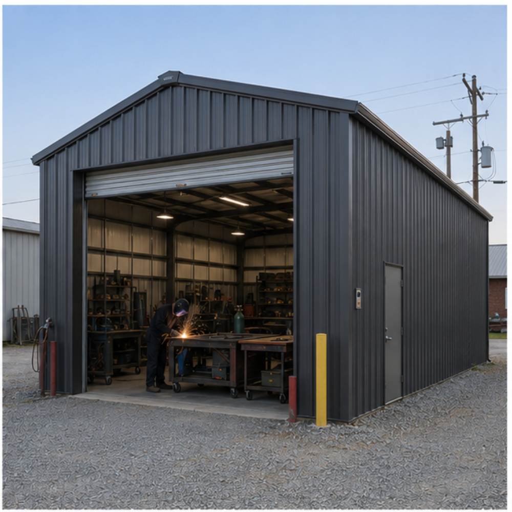 Three Car Garage Workshop hero view