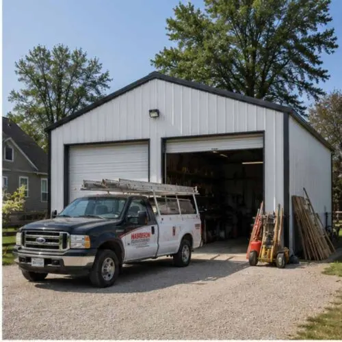 24×25 Lawn and Garden Equipment Storage