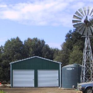 20×45 Two-Car Single-File Garage