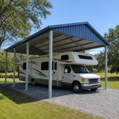 30×35 Single RV or Camper Cover Metal Building Kit