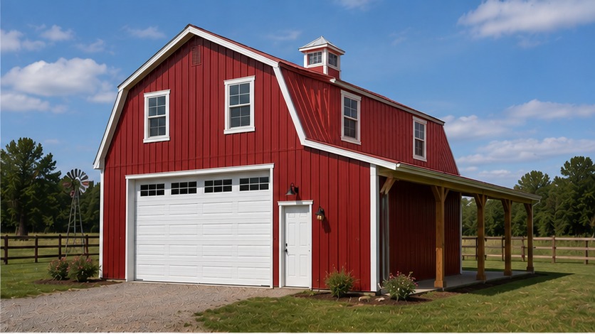barndominium shell + seasonal storage