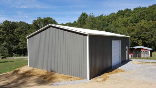 30×35 Garage with Lean-To