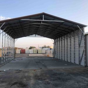 Metal building project by Steel and Stud - 30×40×14 featuring engineered roof and side panels