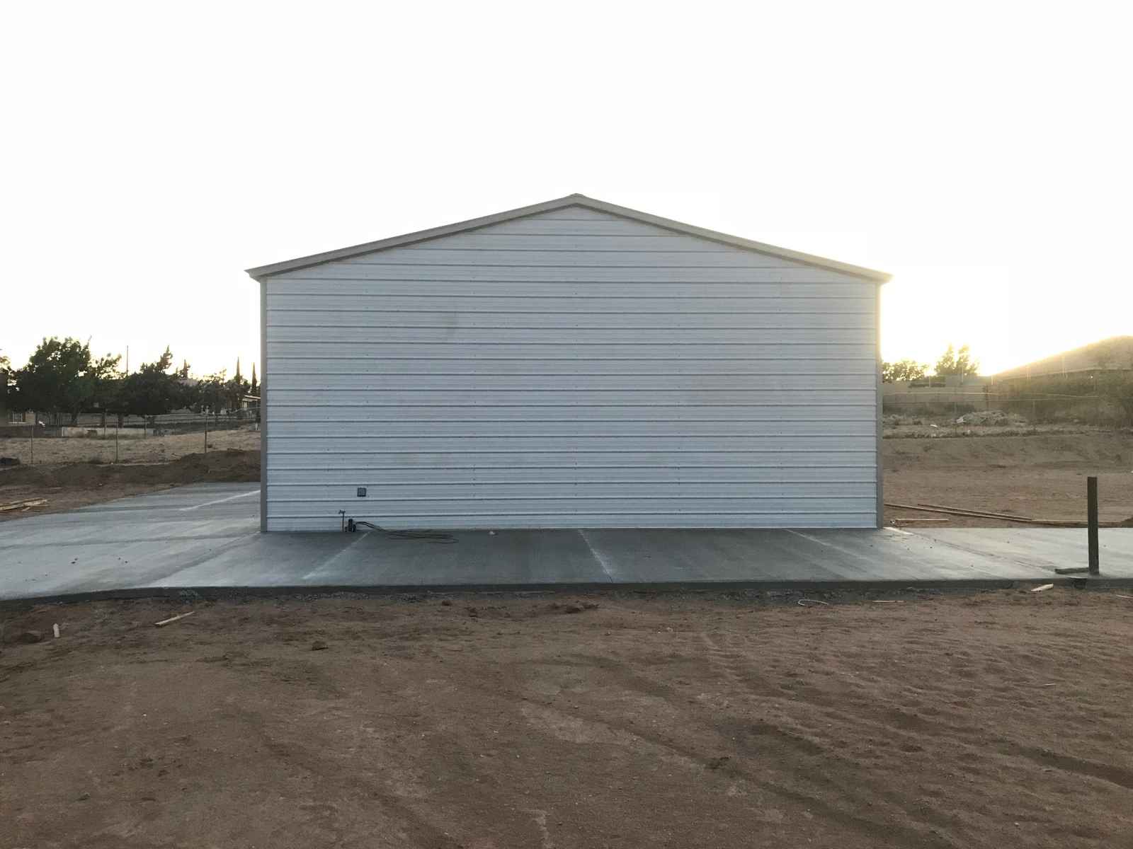 Metal building project by Steel and Stud — 30×53×12 featuring engineered roof and side panels