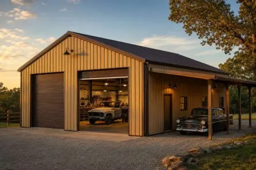 40×75 Equipment Storage Barn for Farmers