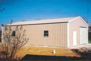 30x50x9 A-frame vertical garage