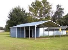 A-frame vertical utility carport