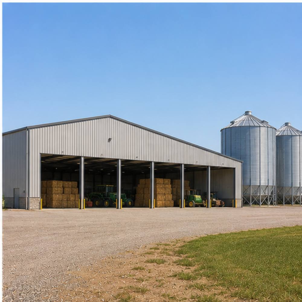 100x70 Prefab Metal Building with Adjustable Leg Heights up to 20 Ft - Image 5