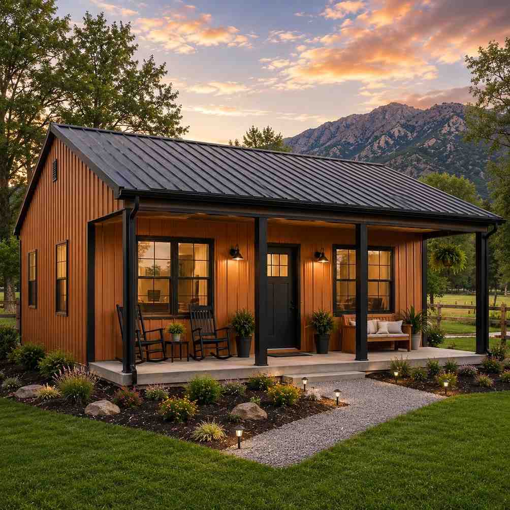 Shop House / Barndominium hero view