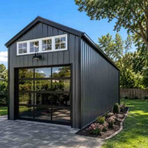 14×20 Single-Car Metal Garage