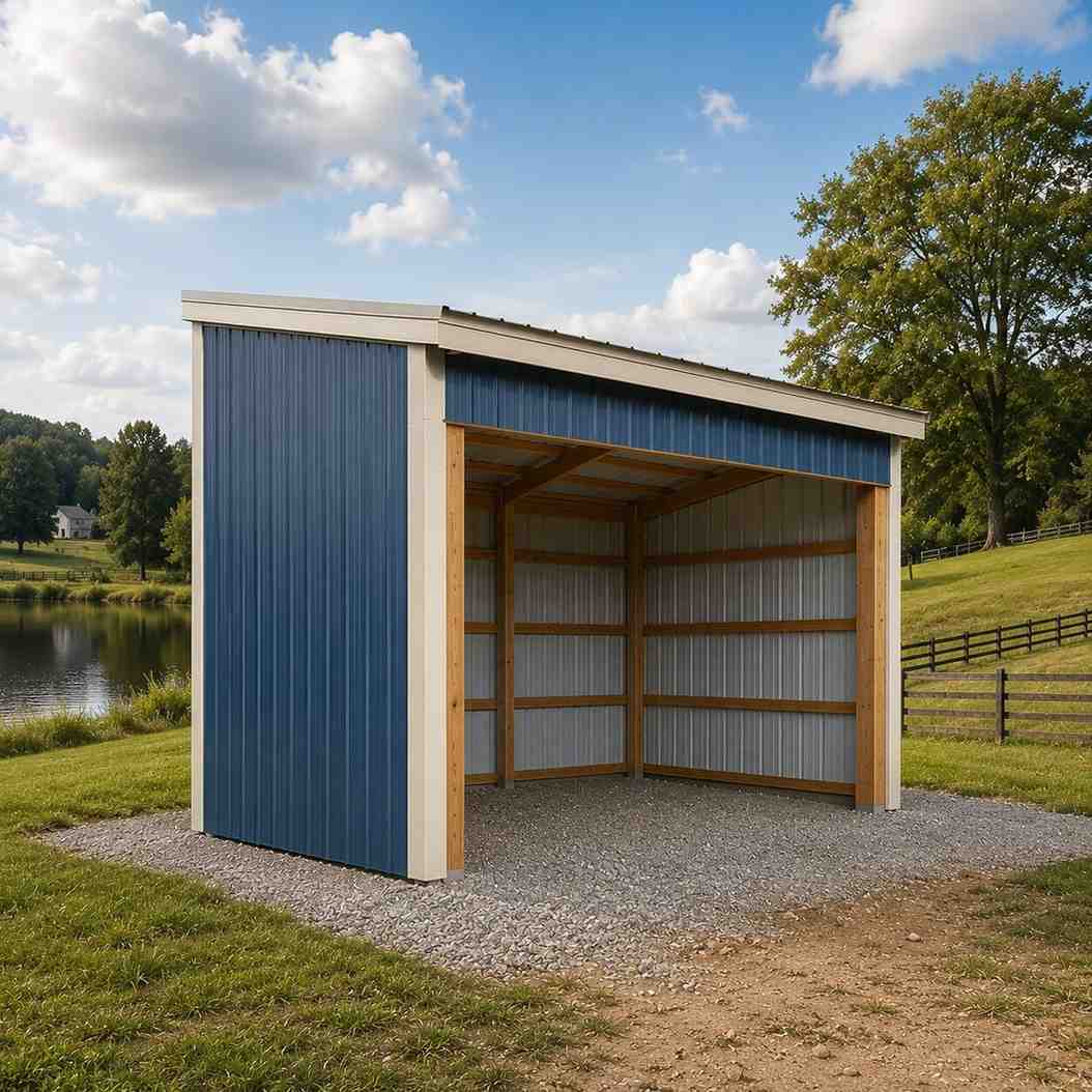 Backyard Storage Shed hero view