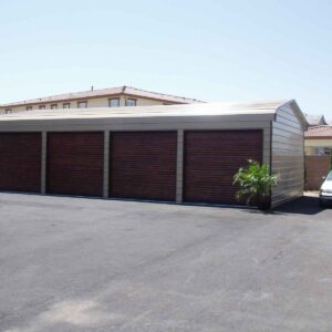 Metal building project by Steel and Stud, featuring engineered roof and side panels