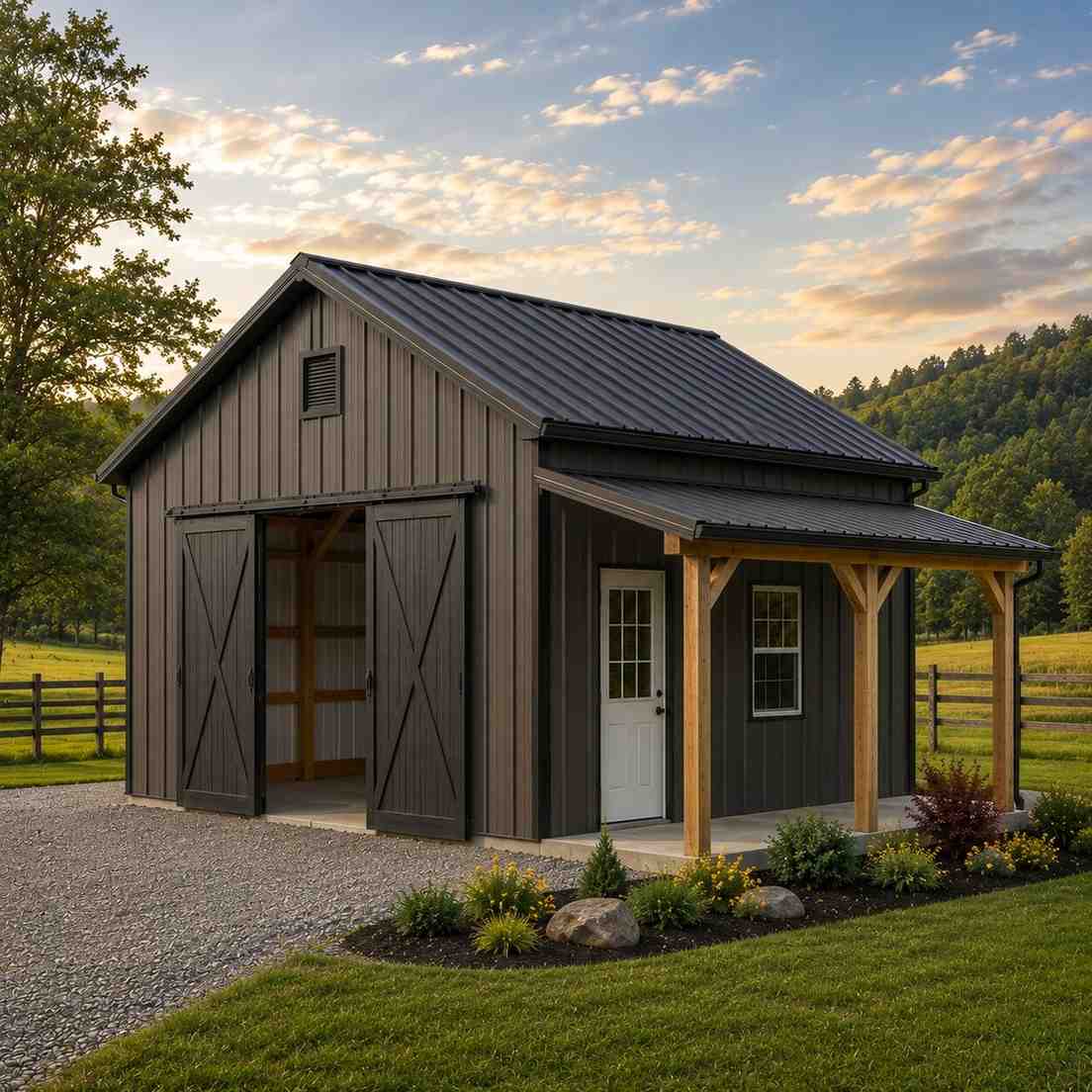 garage plus man cave combo + seasonal storage