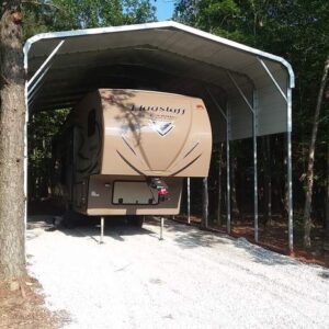 Steel and Stud customer photo - 18×36×12 metal building, standard rounded-edge roof