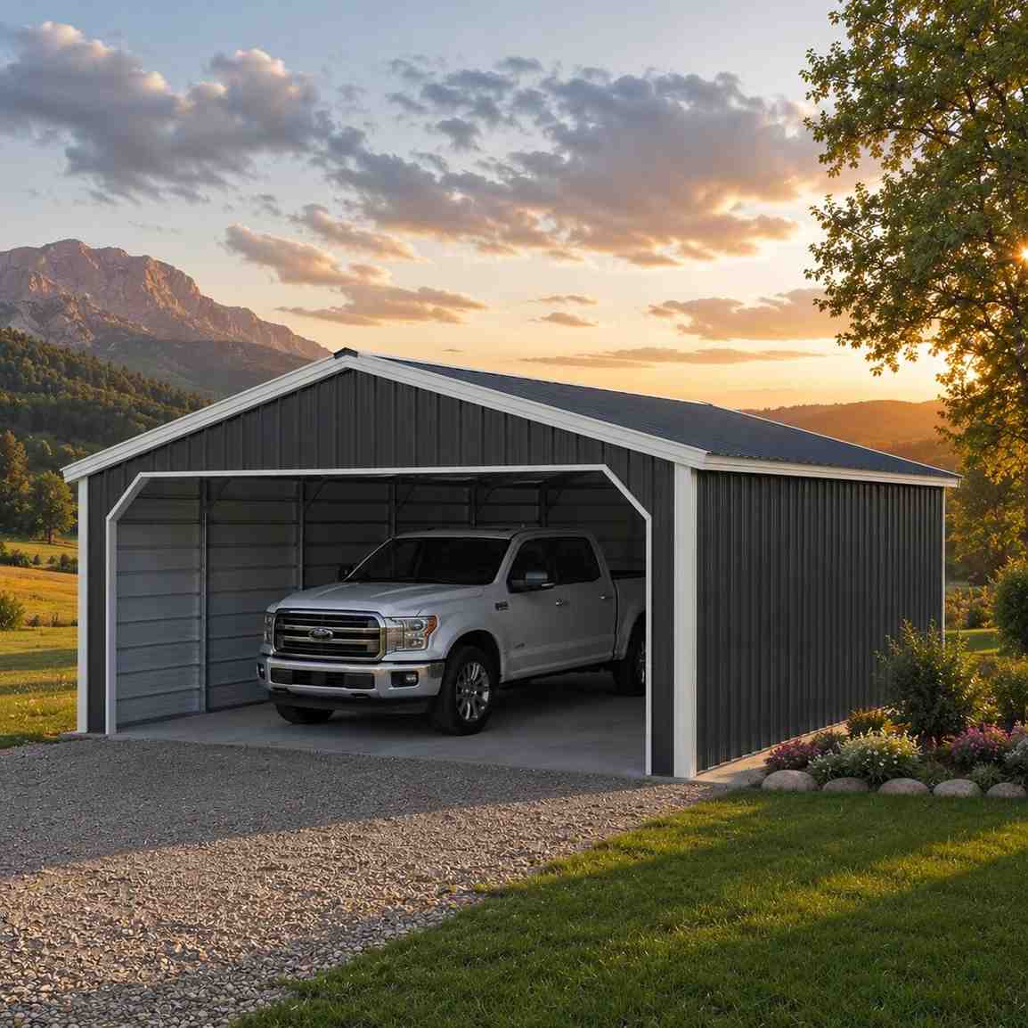 equipment lean-to shed + seasonal storage