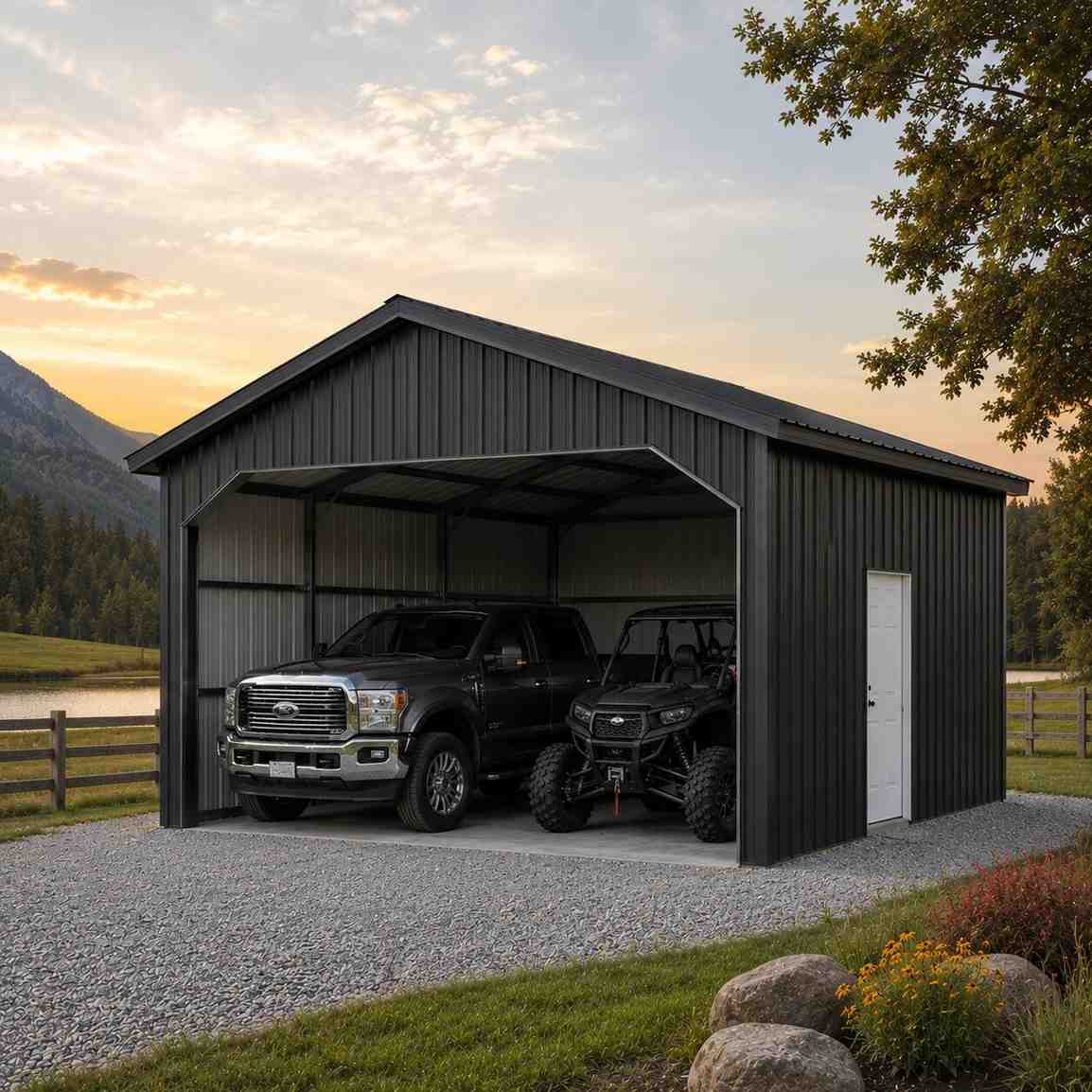 atv and toy storage + seasonal storage