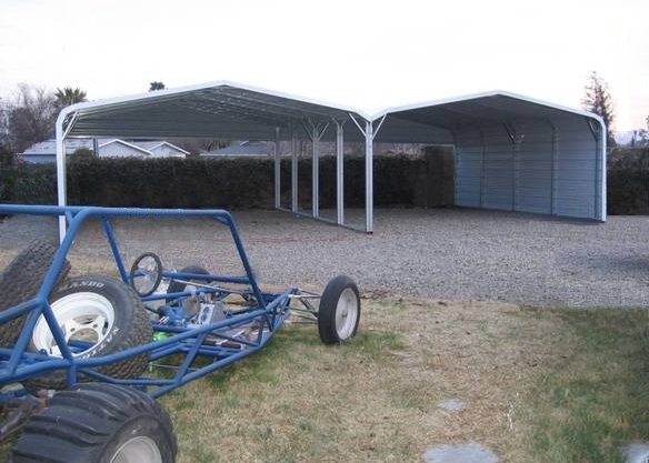 Double standard roof carport