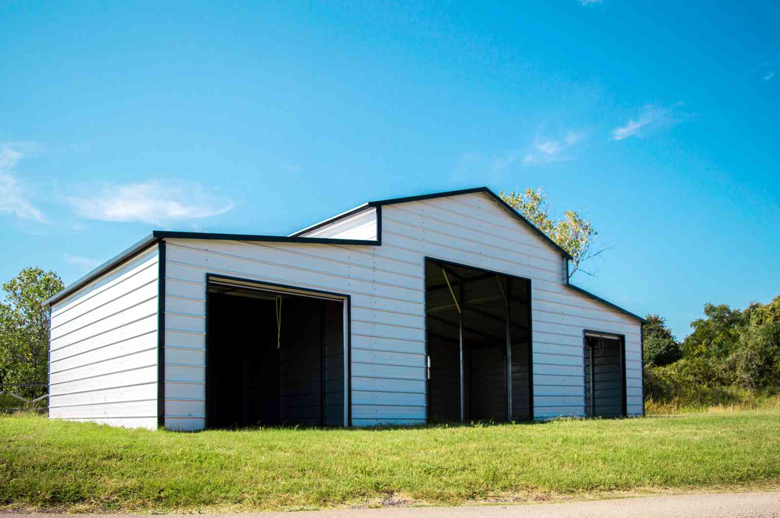 Metal building project by Steel and Stud — featuring engineered roof and side panels