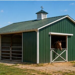 22×40 Horse Barn (4-Stall)