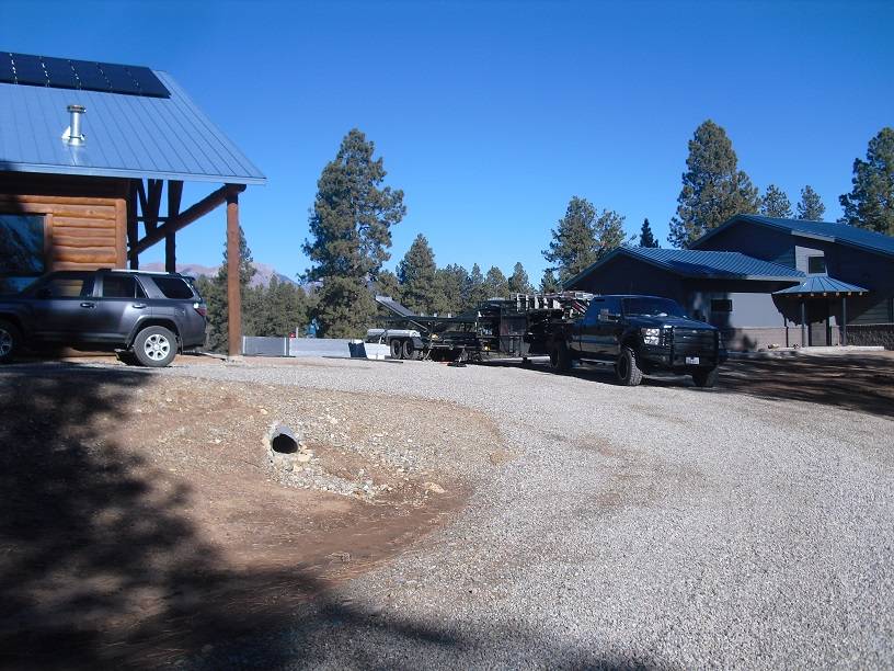Steel and Stud customer photo — metal building, engineered roof and side panels — build sequence photo
