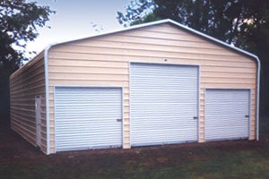 Steel and Stud Steel garage install —