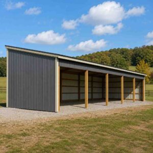 20×32 Garage + Storage Combo
