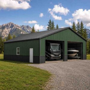 30×48 RV Cover with Enclosed Storage