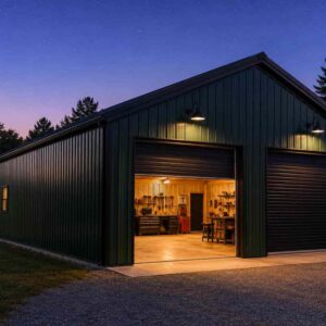 18×35 Single-Car Garage with Workshop Bench