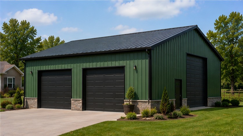 Two-Car Compact Garage hero view