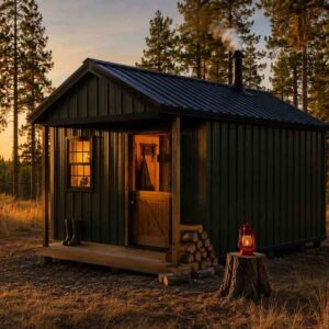 10×20 Hay & Equipment Run-In Shed