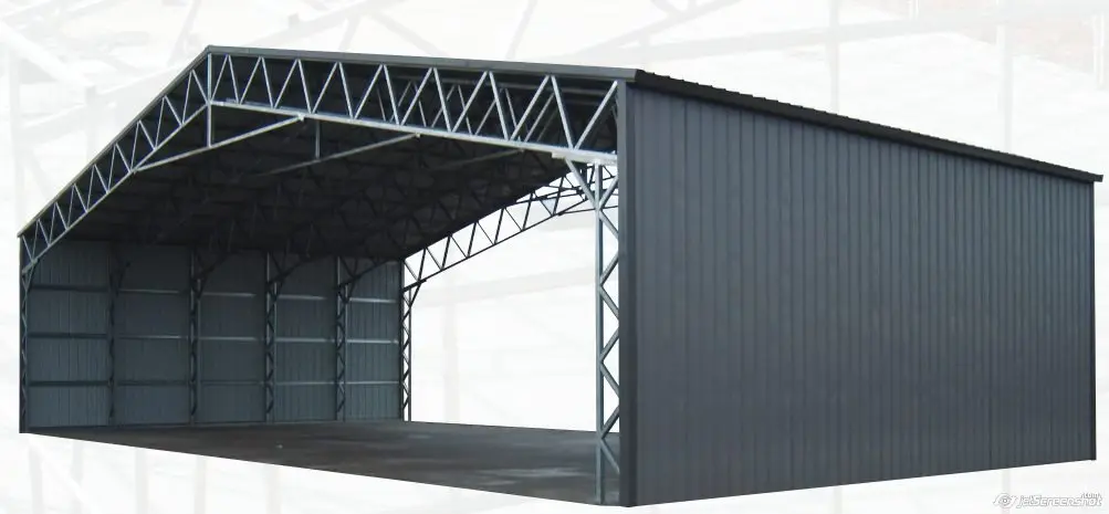 Large clear-span commercial building