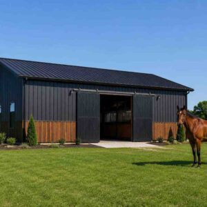 36×36 Horse Barn Metal Building Kit