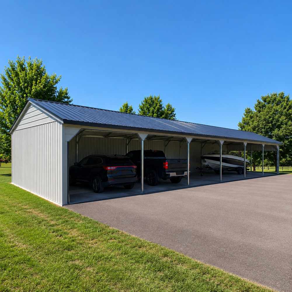 20x50 ft steel carport building
