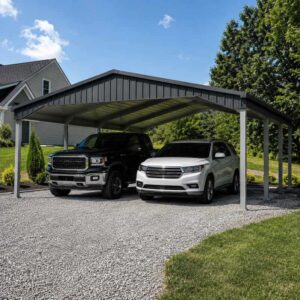 30x20 ft steel carport building