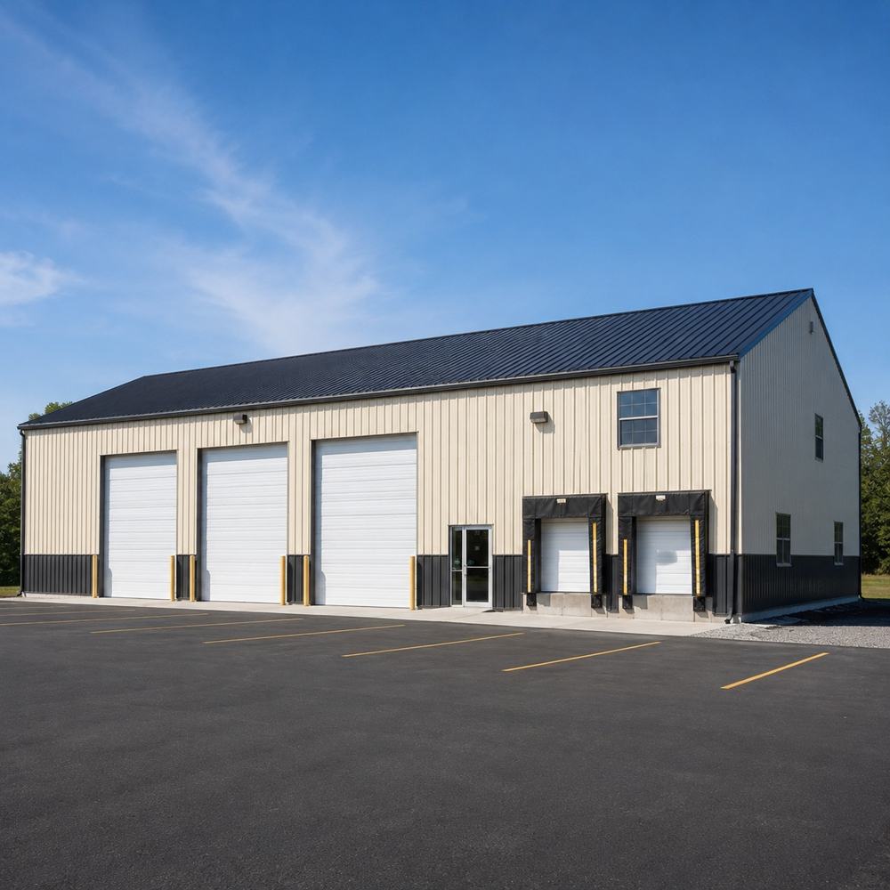 50x70 metal commercial building — large warehouse / distribution center
