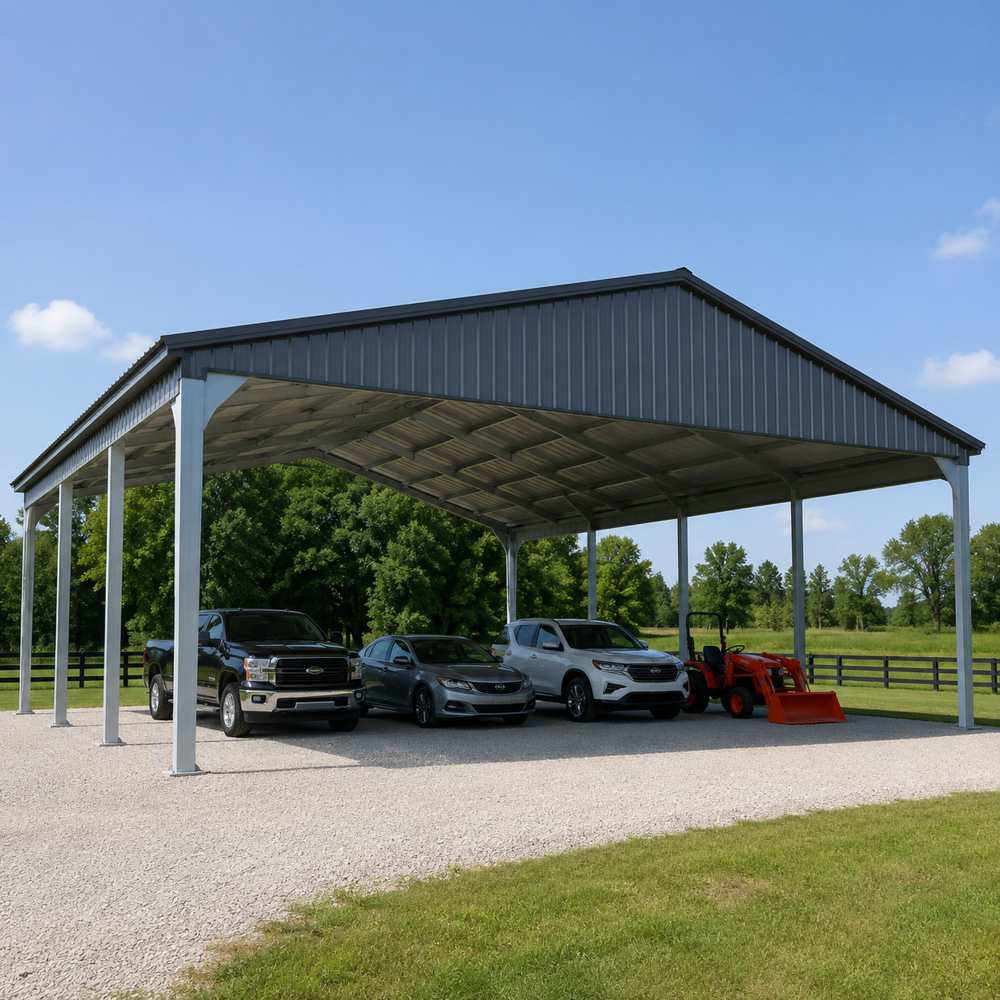 60x30 ft steel carport building