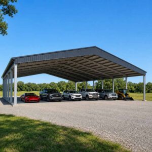 80x40 ft steel carport building