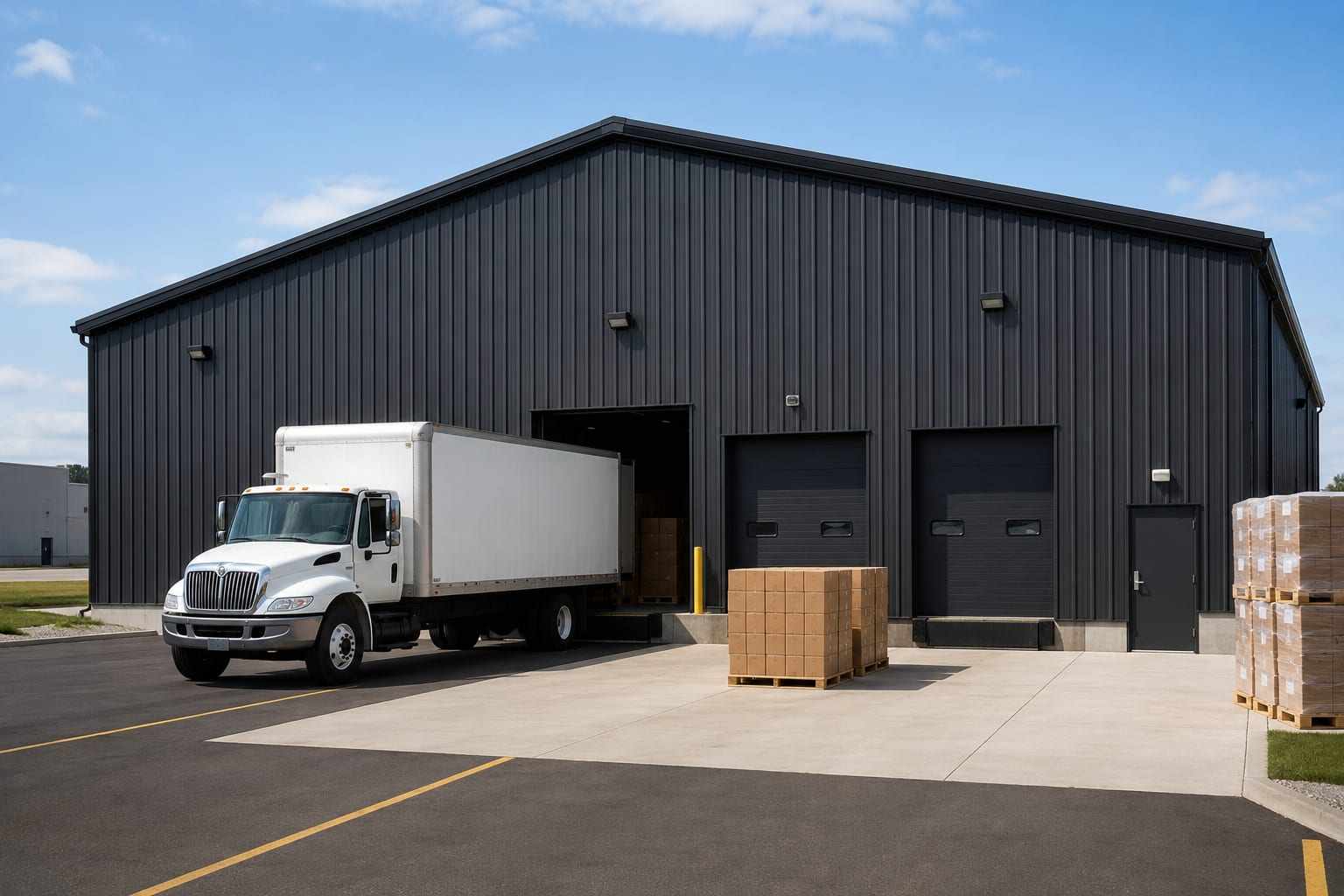 distribution warehouse + seasonal storage