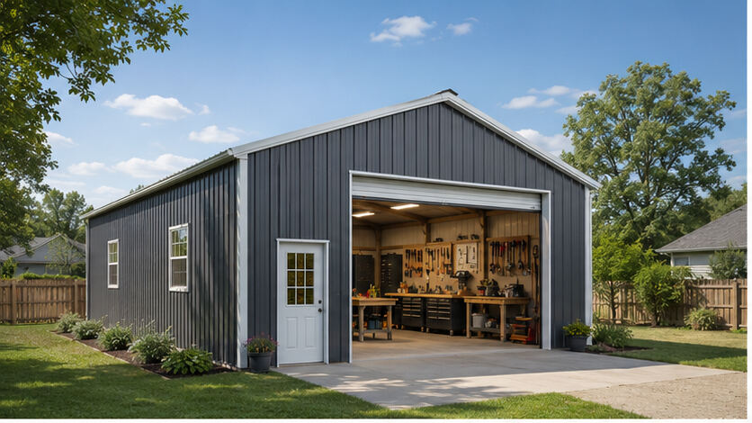 small fabrication and welding shop + seasonal storage