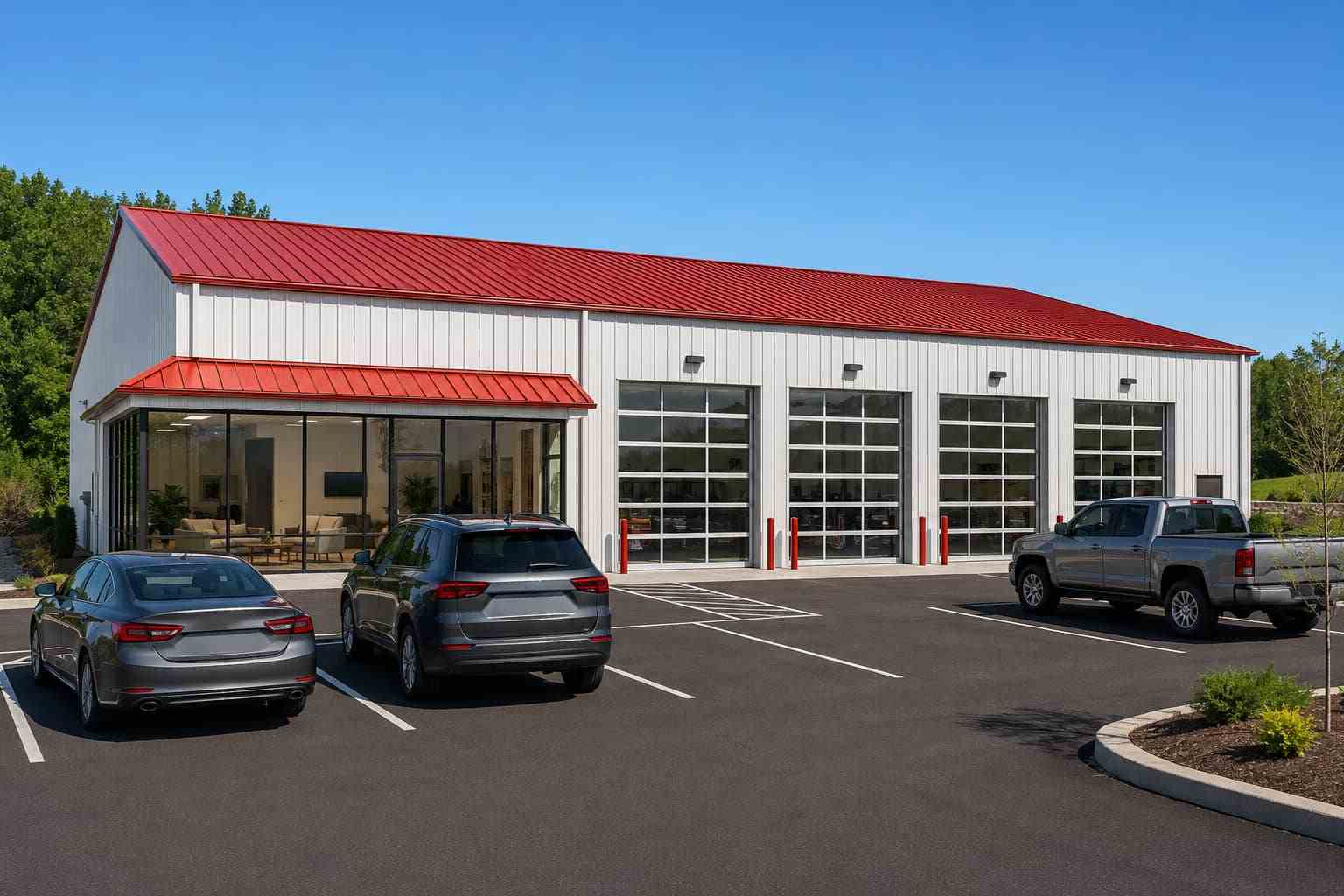 auto repair shop + seasonal storage