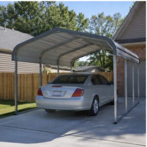 Standard Metal Carports - 12 x 25 x 7 (Vertical Roof)