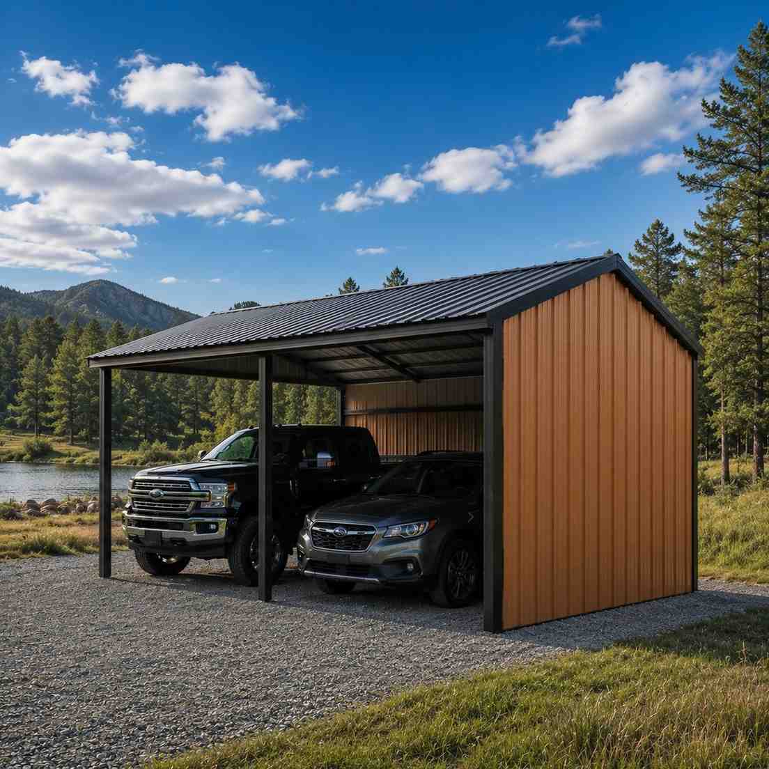 Garden Shed with Lean-To hero view