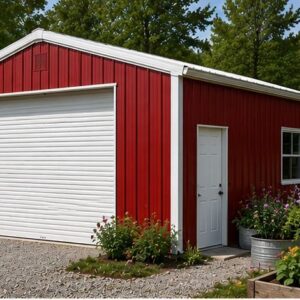 18×28 Garden Shed and Greenhouse Combo