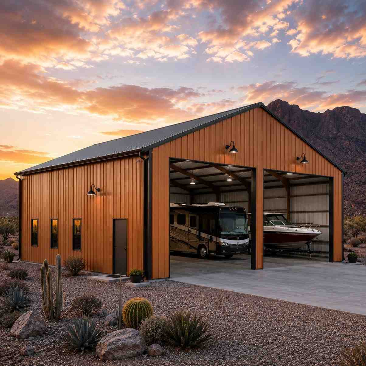 rv & travel trailer storage corridor + seasonal storage